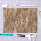 茶色の木の樹皮自然テクスチャの外観パターン 薄葉紙 (クラフト)