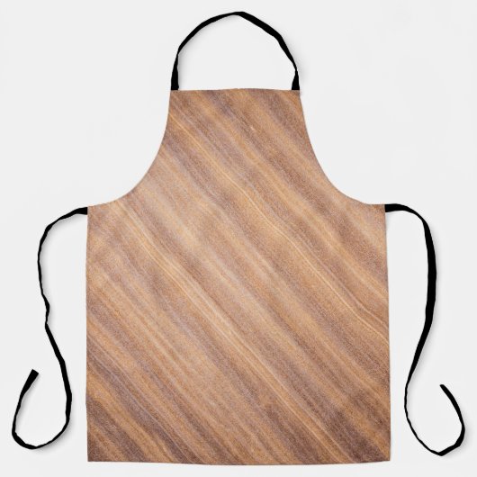 茶色の木の表面 エプロン (正面)