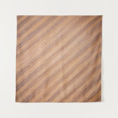 茶色の木の表面 タペストリー (正面(横))