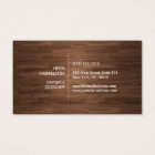 茶色の木材にイニシャル/モノグラムを付けたボックスロゴ