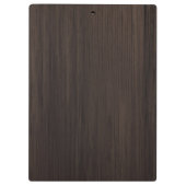 茶色の木材 クリップボード (裏面)