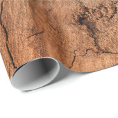 茶色の木材 ラッピングペーパー (ロールコーナー)