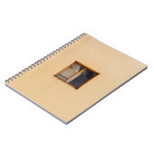 茶色の木枠ガラス窓 ノートブック (左側)