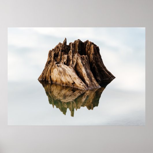 茶色の木枠 ポスター (正面)