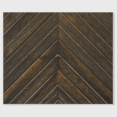 茶色の木枠 ラッピングペーパー (フラット)