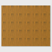 茶色の木目の詰まった木目のテクスチャ ラッピングペーパー (フラット)