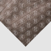 茶色の木目は、ロゴのビジネス用パッケージを追加します。 薄葉紙 (詳細)