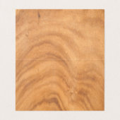 茶色の木結び目 名刺 (内部フラット)