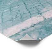 茶色の木製のドアの横の緑の植物 ポスター (角)