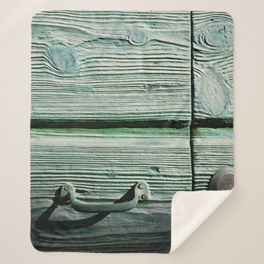 茶色の木製の引き出し シェルパブランケット (正面)