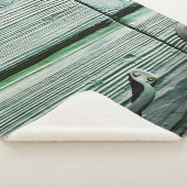 茶色の木製の引き出し シェルパブランケット (3/4)