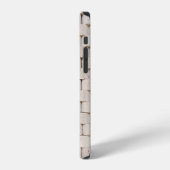 茶色の木製の板の山 iPhoneケース (左側面)