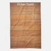 茶色の木製キッチンタオル キッチンタオル (縦)