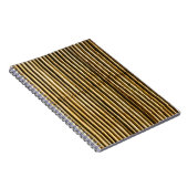 茶色の木製パネル ノートブック (右側)