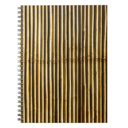 茶色の木製パネル ノートブック (正面)