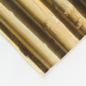 茶色の木製パネル フリースブランケット (角)