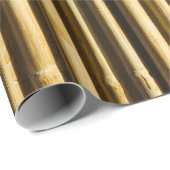 茶色の木製パネル ラッピングペーパー (ロールコーナー)