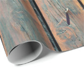 茶色の木製パネル ラッピングペーパー (ロールコーナー)