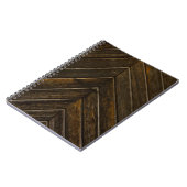 茶色の木製フレーム ノートブック (左側)