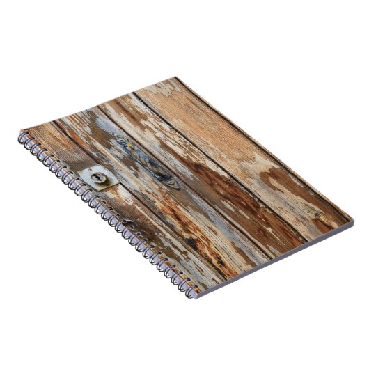 茶色の木製ボードのクローズアップ写真 ノートブック (右側)