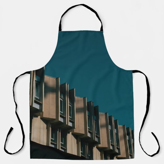 茶色の木製窓オープン エプロン (正面)