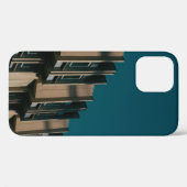 茶色の木製窓オープン Case-Mate iPhoneケース (裏面 (横))