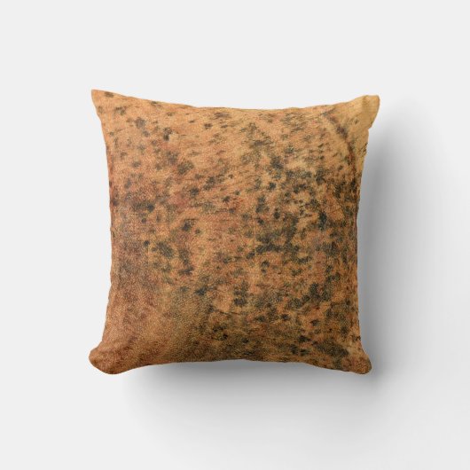 茶色の木面に生えるカビはdである クッション (正面)