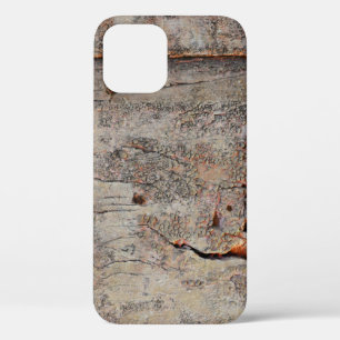 茶色の木 iPhone 12ケース