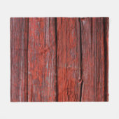 茶色の板 フリースブランケット (正面(横))