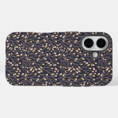 茶色の枝に咲く淡いピンクのつぼみ Case-Mate iPhoneケース (裏面 (横))