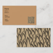 茶色の枝 名刺 (正面/裏面)