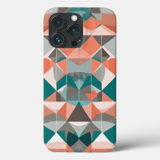 茶色の柔らかい四角 Case-Mate iPhoneケース (裏面)