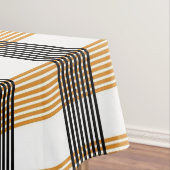 茶色の格子縞チェックパターン テーブルクロス (インサイチュ)