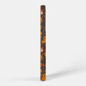 茶色の森のキノコと秋の植物 SAMSUNG GALAXYケース (右側面)