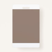 茶色の様々な色合いの質感のある背景 バッジ (裏面)