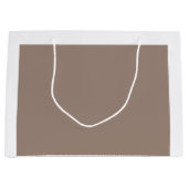 茶色の様々な色合いの質感のある背景 ラージペーパーバッグ (正面)