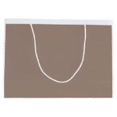 茶色の様々な色合いの質感のある背景 ラージペーパーバッグ (裏面)