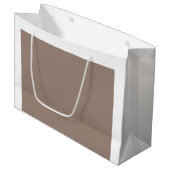 茶色の様々な色合いの質感のある背景 ラージペーパーバッグ (正面アングル)