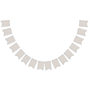 茶色の模様の白い背景 バンティングフラッグ