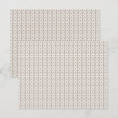 茶色の模様の白い背景 ポストカード (正面/裏面)