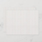 茶色の模様の白い背景 ポストカード (正面/裏面)