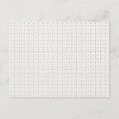 茶色の模様の白い背景 ポストカード (正面)