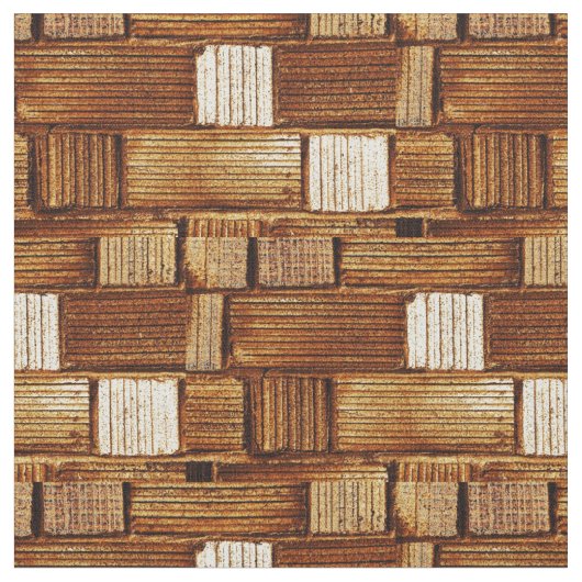 茶色の模様生地 ファブリック (クローズアップ)