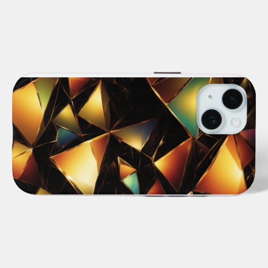 茶色の模様 Case-Mate iPhoneケース (裏面 (横))