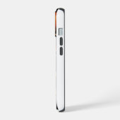 茶色の模様 iPhone 15ケース (左側面)