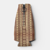 茶色の民族組織 ボトルクーラー (裏面)