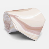 茶色の液体アクリル投げ ネクタイ (ロール)