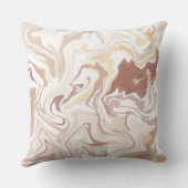 茶色の液状アクリル クッション (裏面)