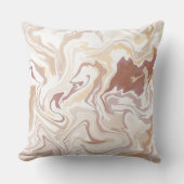 茶色の液状アクリル クッション (正面)