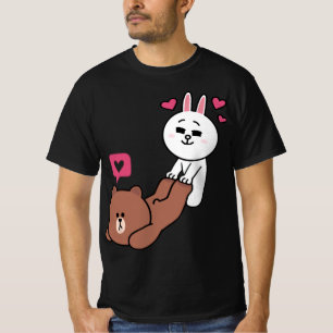 茶色の熊とコニークラシック Tシャツ